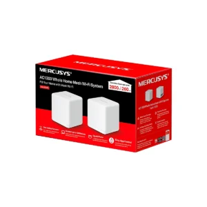 HALO MERCUSYS WIFI 5 MESH AC1300 DUAL BAND HASTA 1300MBPS 5 GHz 2 PUERTOS ETHERNET GIGABIT (PACK DE 2)