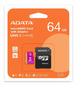 MEMORIA MICRO-SDXC ADATA 64GB UHS-I CLASS 10 CON ADAPTADOR