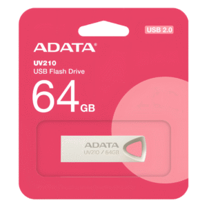 MEMORIA USB FLASH ADATA UV210 64GB METÁLICA RESISTENTE COMPACTA